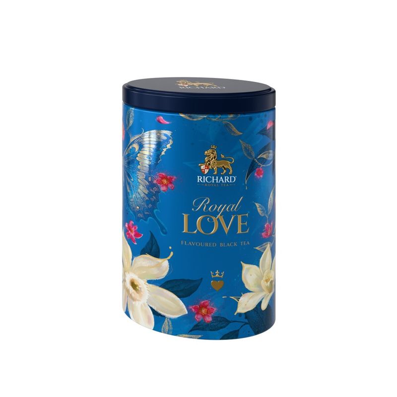

Чай чёрный Richard Королевская любовь (Royal Love) бергамот-ваниль листовой 80 г дизайн упаковки в ассортименте