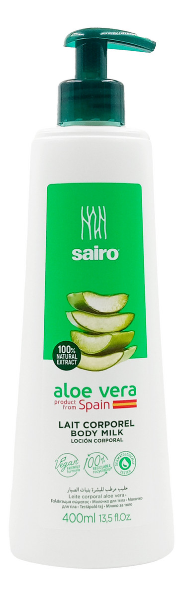 

Молочко для тела Sairo алоэ вера 400 мл