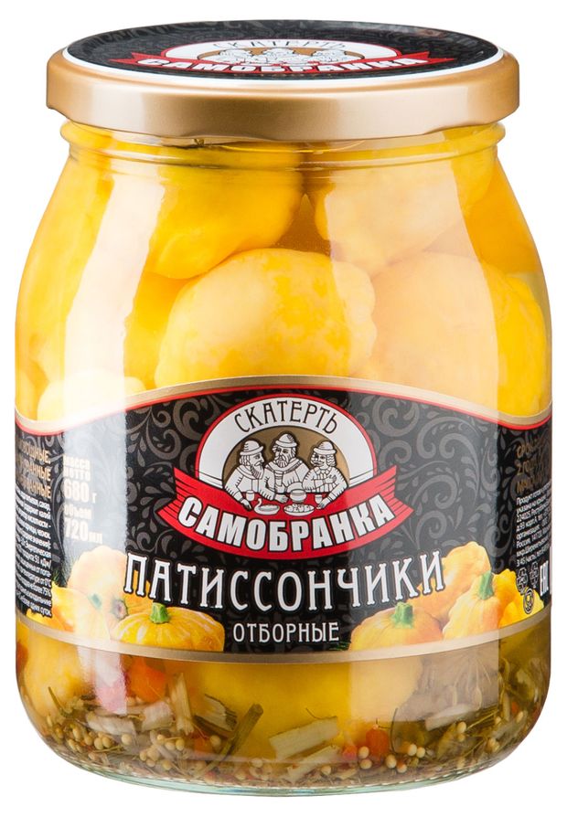 

Патисоны Скатерть-Самобранка маринованные отборные 720 мл