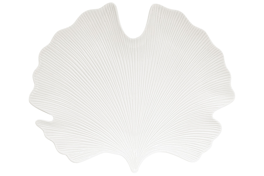 

Блюдо Easy Life Мадагаскар Листок гинкго из фарфора 35 х 29 см