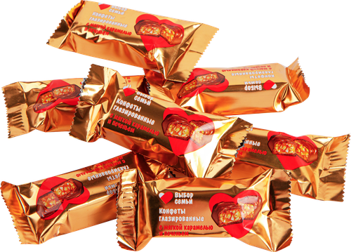 

Конфеты Выбор семьи карамель с печеньем вес