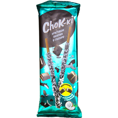 Хлеб изд"СОЛОМКА CHOK-KI"(кокос,гл)40г