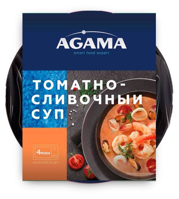 

Суп Agama Томатно-сливочный с морепродуктами 250 г