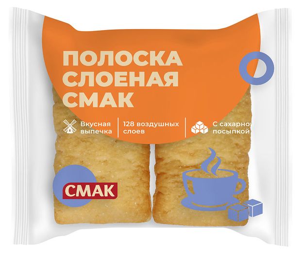 

Полоска Смак слоеная 80 г