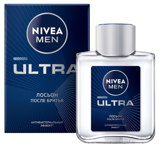 

Лосьон после бритья Nivea Men Ultra Антибактериальный эффект 100 мл