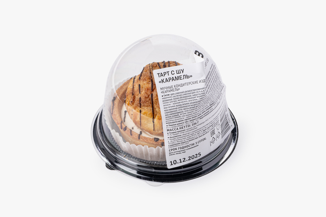 

Тарт с Шу Карамель 106 г