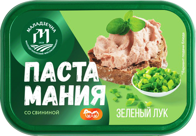 Продукт из свинины Маладзечна Паста мания Зеленый лук 150 г