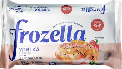 

Улитка замороженная Frozella Греческая с мясом и острым перцем 200 г