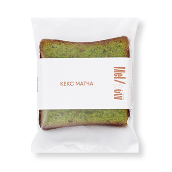 

Кекс Mellow с чаем матча 70 г