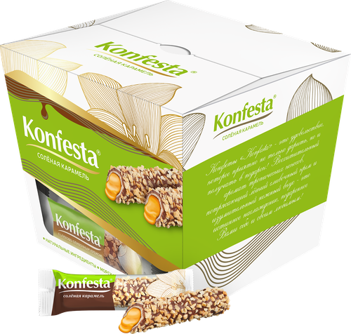 

Конфеты Konfesta Соленая карамель в арахисовой обсыпке 130 г