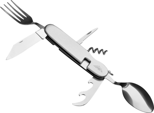 

Набор туриста Сима-Ленд Нож-вилка-ложка-открывалка цвет в ассортименте