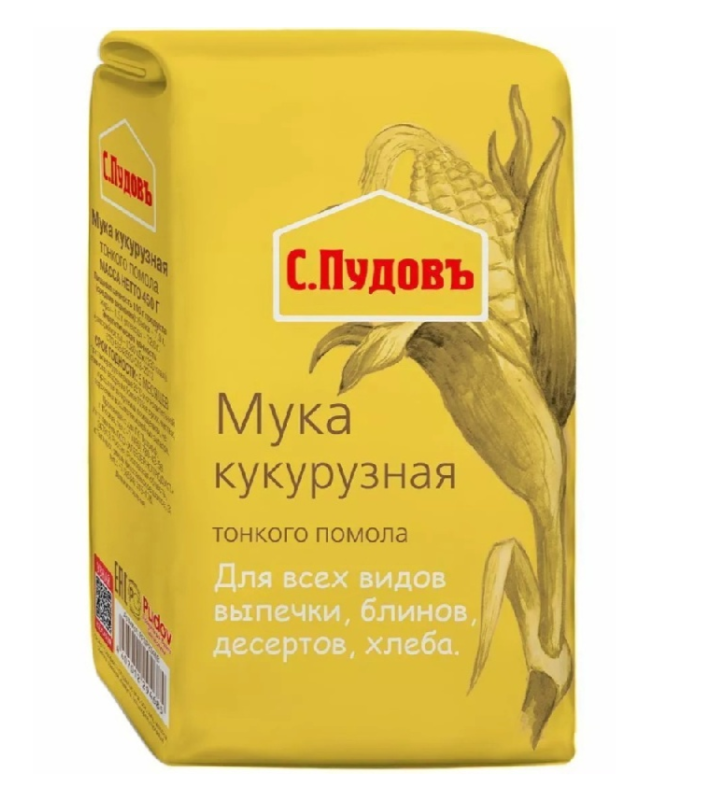 

Мука кукурузная С.Пудовъ 450 г
