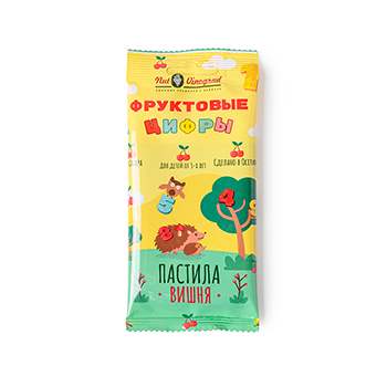 

Пастила Nut Vinograd фруктовые цифры Вишня 20 г