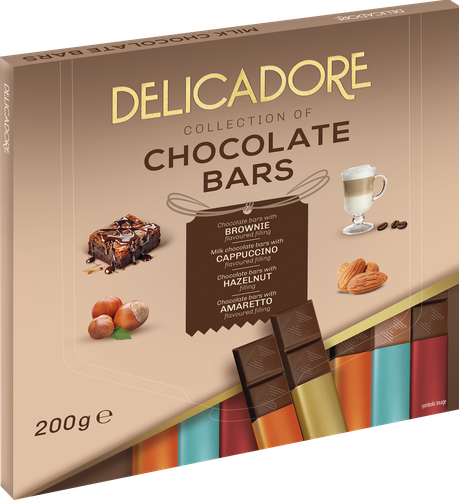 

Набор шоколада Delicadore с различными начинками 200 г