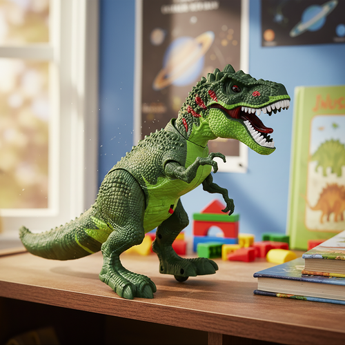 

Игрушка Bigga Динозавр интерактивный со световыми и звуковыми эффектами