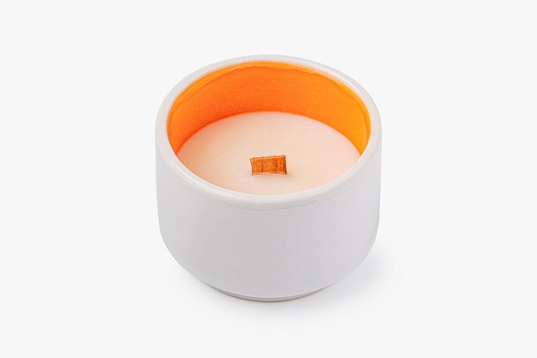 

Свеча соевая в керамической чаше пряная тыква 200 г