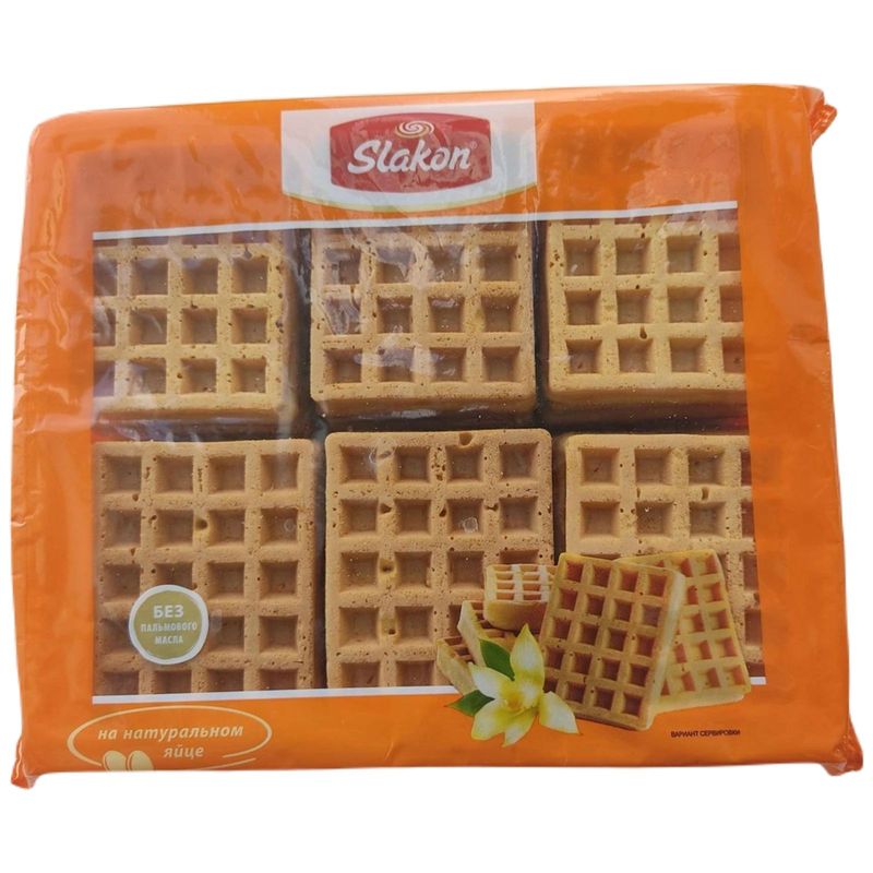 

Вафли Slakon Мягкие ванильные 440 г