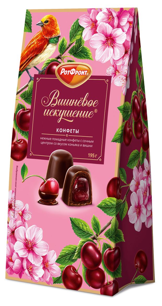 

Конфеты Рот Фронт Вишневое искушение 195 г