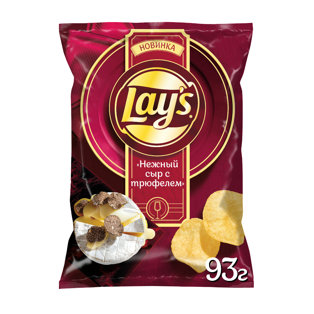 

Картофельные чипсы Lay's Нежный сыр с трюфелем 93 г