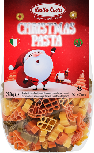 

Паста Dalla Costa Рождество Томаты шпинат 250 г