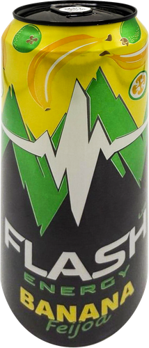 

Напиток энергетический ФЛЭШ АП Банан, фейхоа тонизирующий газированный, 0.45л