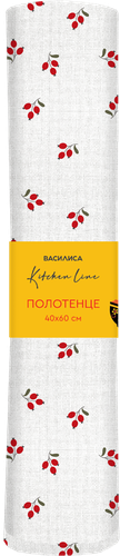 

Полотенце Василиса Ягодки набивное 40 х 60 см