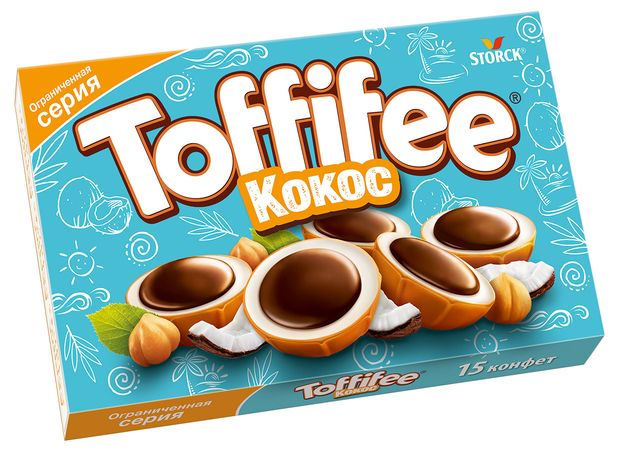 

Конфеты Toffifee кокос 125 г