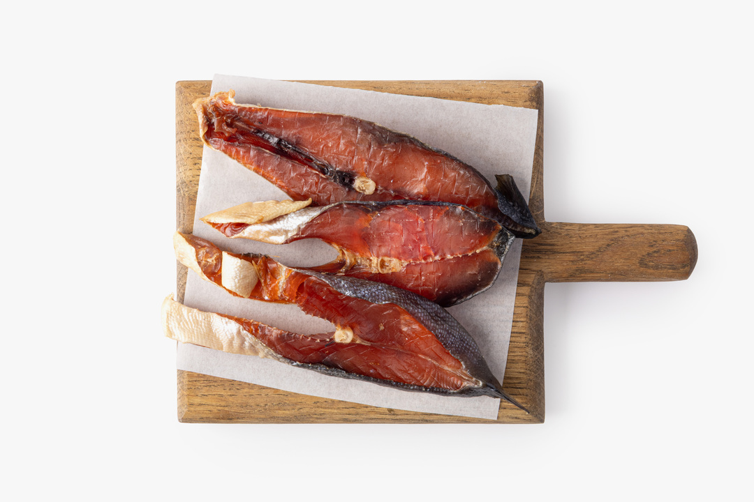 

Горбуша ВкусВилл стейк вяленый весовая