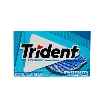 

Жевательная резинка Trident Wintergreen пластинки 26 г