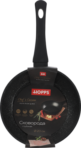 

Сковорода Hopps Chefs Cuisine литая с антипригарным покрытием 20 см