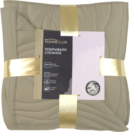 

Покрывало стеганое двустороннее Homeclub 200х220 см, ультрастеп
