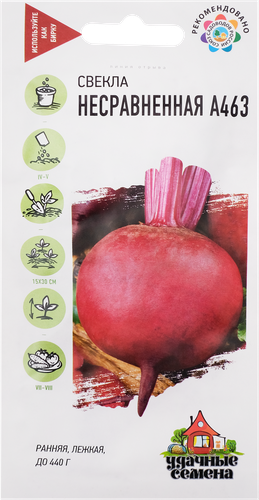 

Семена Удачные Семена Свекла Несравненная 3 г