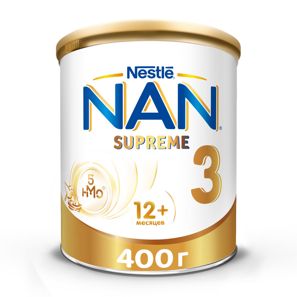 

Молочко детское NAN Supreme 3 с олигосахаридами с 12 месяцев 400 г