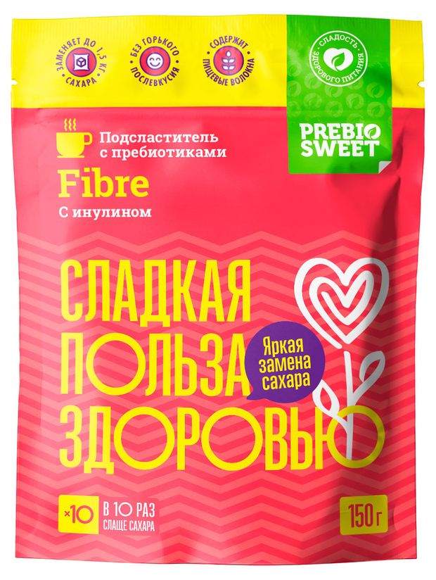 

Подсластитель PrebioSweet Fibre столовый 150 г