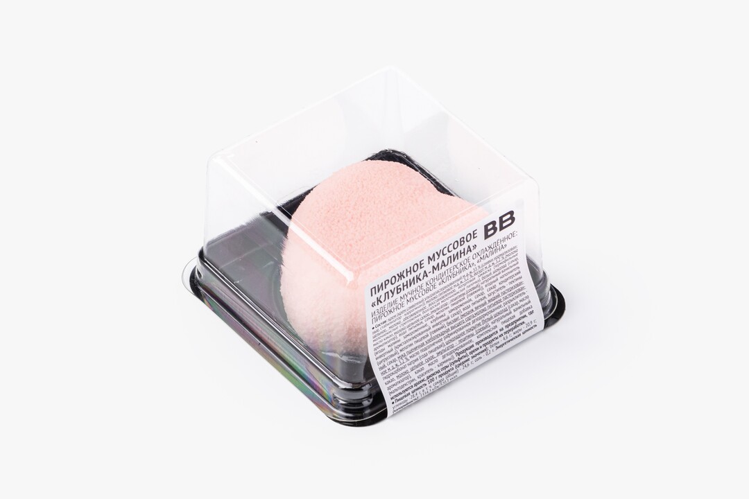 

Пирожное муссовое ВкусВилл Клубника Малина 65 г