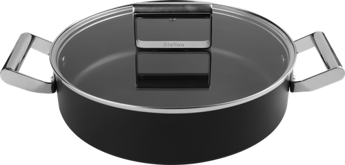 

Сотейник Stellen Pro кованый антипригарное покрытие индукция с крышкой 26 см