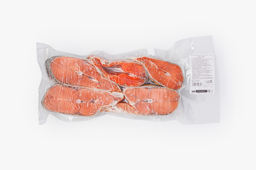 

Кета стейк замороженный вес