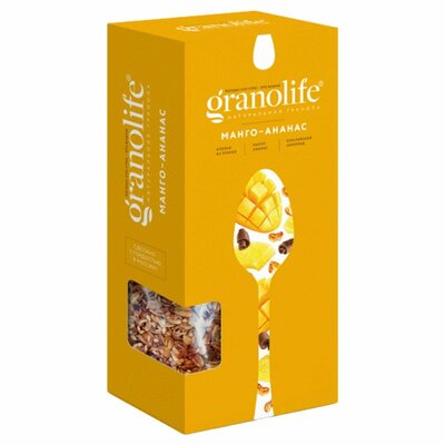 Гранола Granolife Манго-ананас 400 г