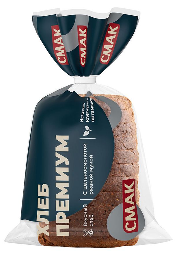 

Хлеб Смак премиум ржаной формовой в нарезке 350 г