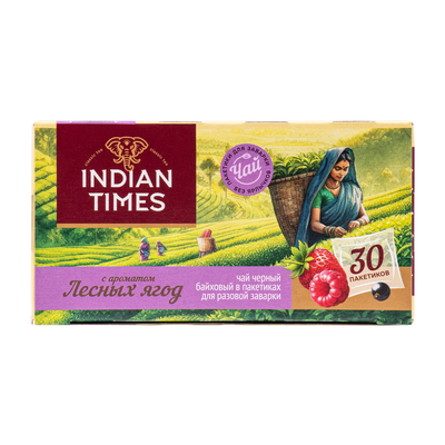 Чай чер"INDIAN TIMES"(лес.яг,пак)30х1.5г
