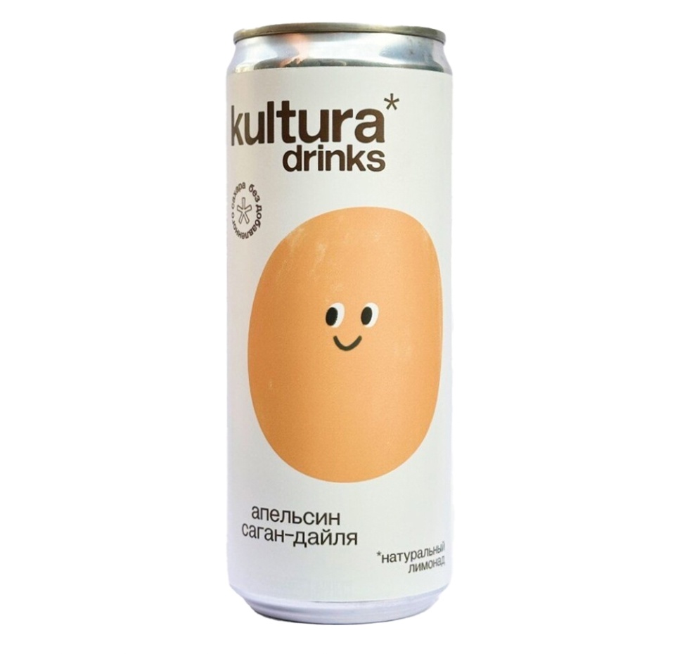 

Напиток газированный Kultura drinks Апельсин-саган-дайля 0.33 л