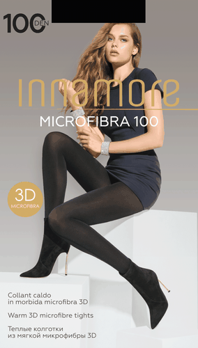 

Женские колготки Innamore Микрофибра (Microfibra) Черные (Nero) 100 ден р. 5