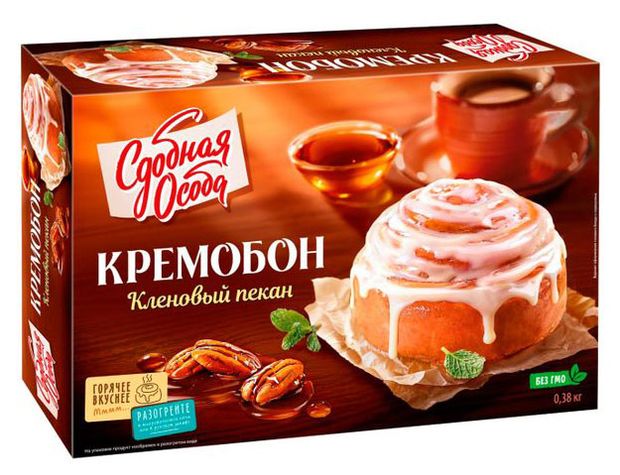 

Пирог Сдобная особа Кремобон Кленовый пекан 380 г