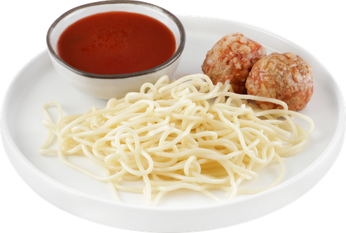 

Спагетти Zlatoust с запеченными ежиками в томатном соусе 220 г