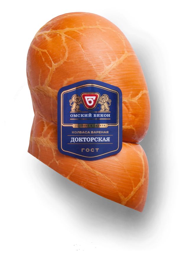 

Колбаса Омский Бекон Докторская ГОСТ вареная вес