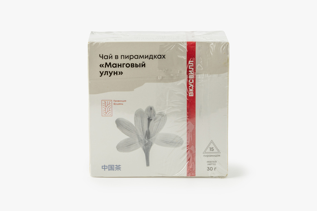 

Чай ВкусВилл Манговый улун 15 пирамидок 30 г