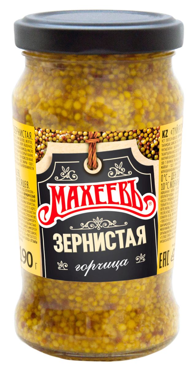 

Горчица Махеевъ Зернистая 190 г