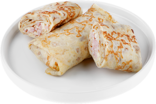 

Блины Тульский мясокомбинат с ветчиной и сыром вес