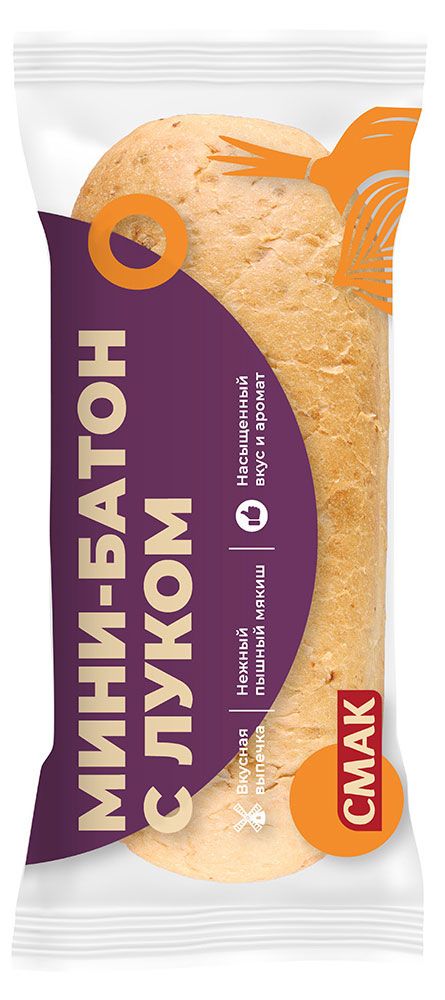 

Мини-батон Смак с луком 180 г
