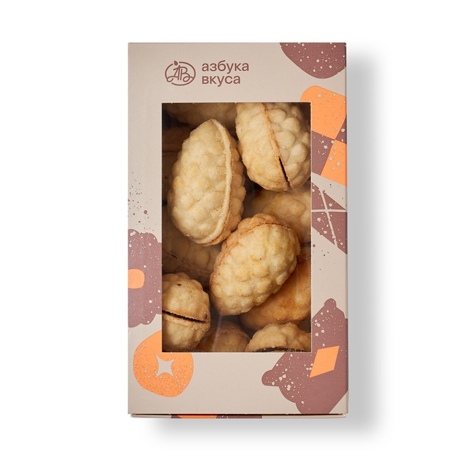 

Печенье Азбука Вкуса Шишки с кремом какао 255 г